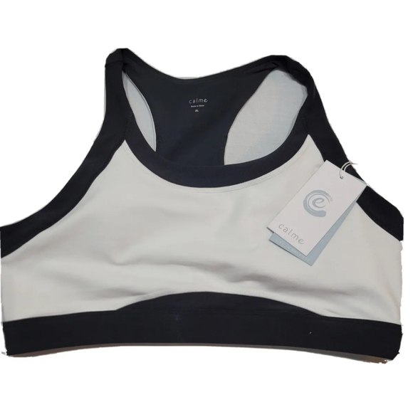 Calme Johnny Was Activewear Sports Bra Womens Size XL NWT - Picture 1 of 6